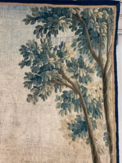 Tapisserie, scène champêtre, laine et soie, XVIIIème siècle