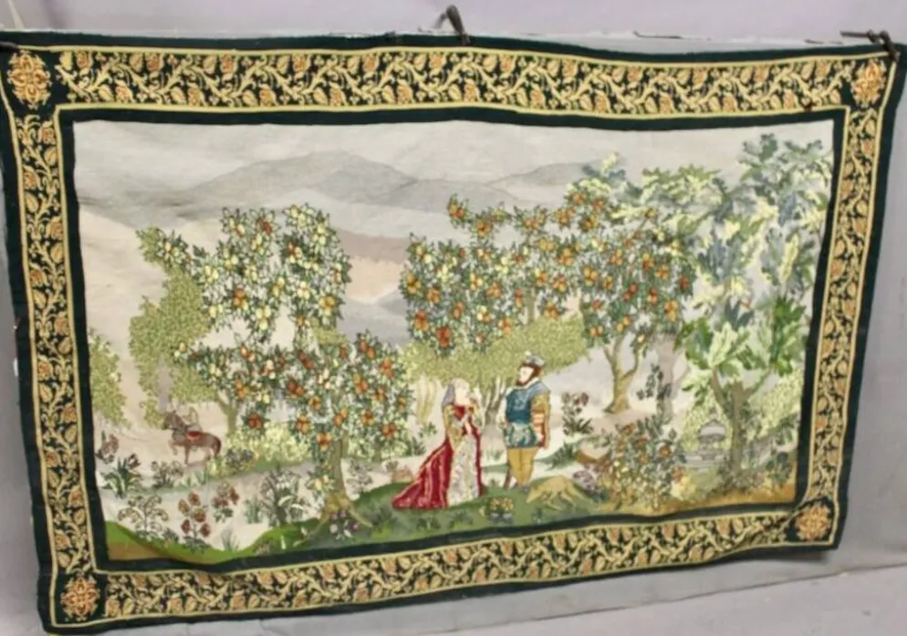 Tapisserie "Scène Champêtre" semi mécanique