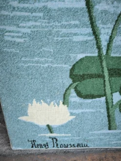 Tapisserie scène lacustre par Henri ROUSSEAU