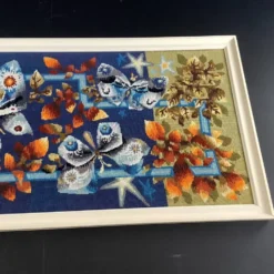 Tapisserie Étoiles Papillons 60’s Dlg J. Lurcat Picard Le Doux France