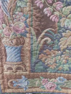 Tapisserie vintage de, style Aubusson. Retour de chasse