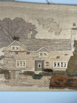 Tapisserie vintage « maison de campagne »