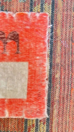 Tapis soie et coton vintage - 142 x 84cm