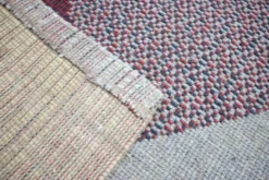 Tapis / Tapisserie géométrique abstrait unique en très grand format, années 1950