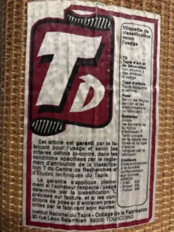 Tapis, TD Tapis d'Art et de Décoration, 1970