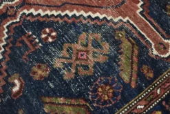 Tapis tribal oriental vintage tissé à la main, années 1940