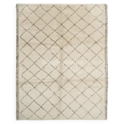 Tapis Tulu marocain moderne fait main, tapis en laine 100 % naturelle