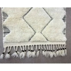 Tapis Tulu moderne noué à la main pour couloir, escalier et cuisine. Options personnalisées disponibles.