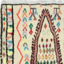 Tapis Tulu turc vintage unique, 100 % laine, noué à la main.