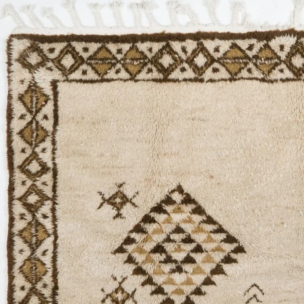 Tapis Tulu vintage, tapis noué à la main en 100 % laine, options personnalisées disponibles