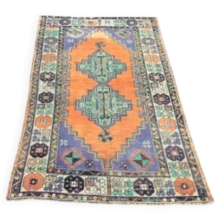 Tapis turc Oushak coloré
