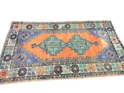 Tapis turc Oushak coloré