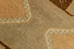 Tapis turc vintage anatolien couleur cannelle 3x11, 92x321 cm