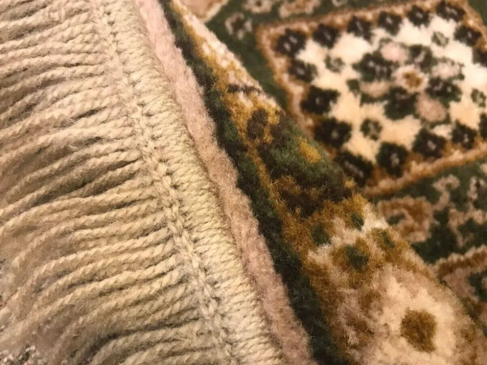 Tapis turc vintage avec design de médaillon