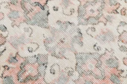 Tapis turc vintage saumon rose classique Madallion 7x10, 219x314 cm