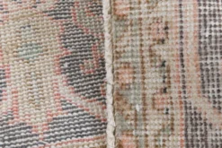Tapis turc vintage saumon rose classique Madallion 7x10, 219x314 cm