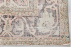 Tapis turc vintage saumon rose classique Madallion 7x10, 219x314 cm