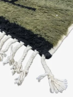 Tapis Vert Contemporain - 302 x 258 cm