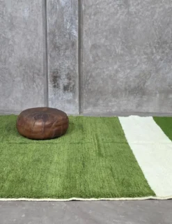 Tapis Vert Contemporain - 292 x 207 cm