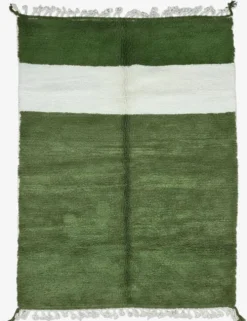 Tapis Vert Contemporain - 292 x 207 cm