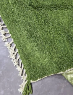 Tapis Vert Contemporain - 292 x 207 cm