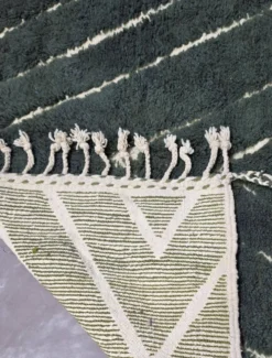 Tapis Vert Marocain - 298 x 205 cm