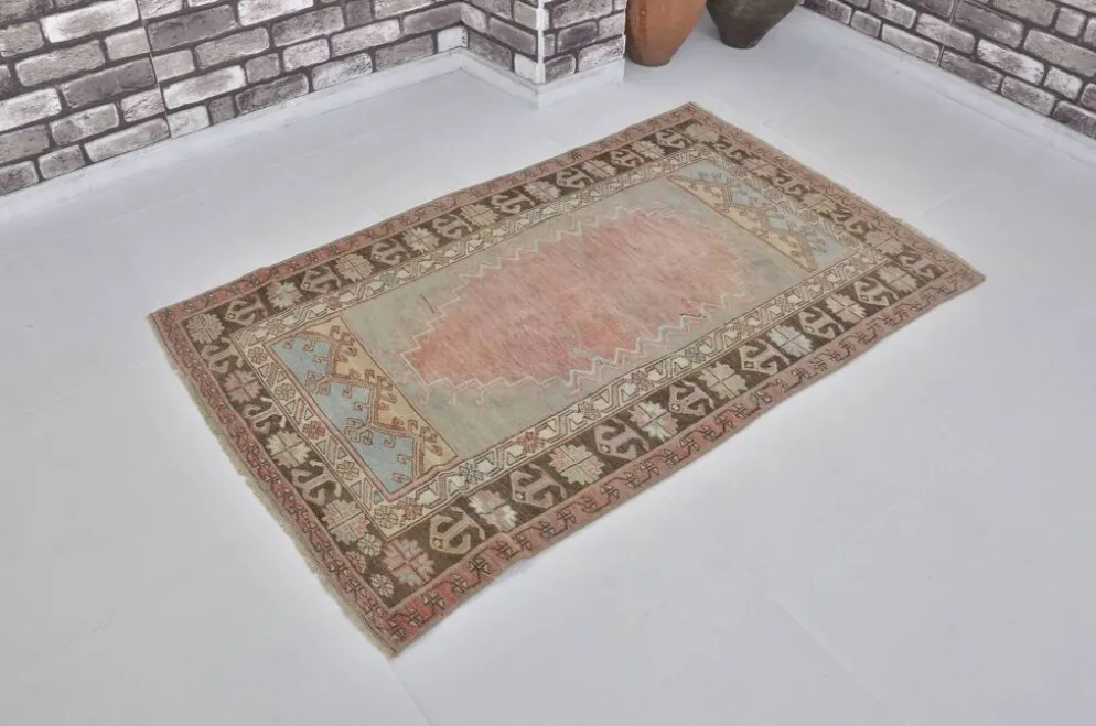 Tapis vintage antique Oushak sku 1240