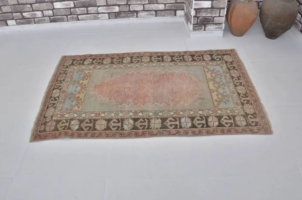 Tapis vintage antique Oushak sku 1240