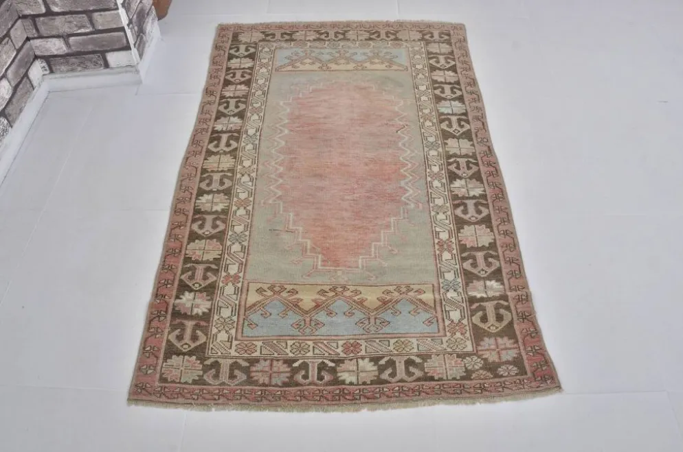 Tapis vintage antique Oushak sku 1240