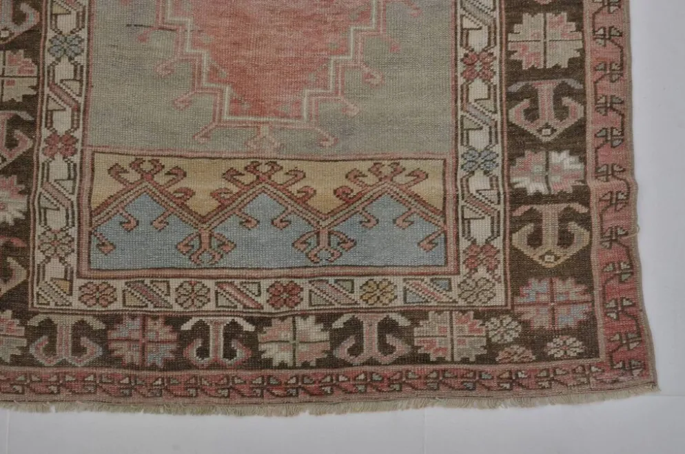Tapis vintage antique Oushak sku 1240