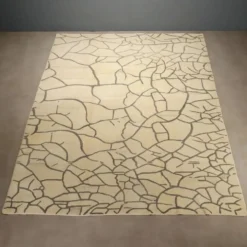 Tapis vintage Cretto Sartori en laine, nœud fin, 118 x 157 in