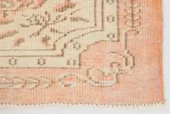 Tapis vintage doux de style géométrique fait main, 5x8, 156x241 cm