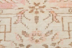 Tapis vintage doux de style géométrique fait main, 5x8, 156x241 cm