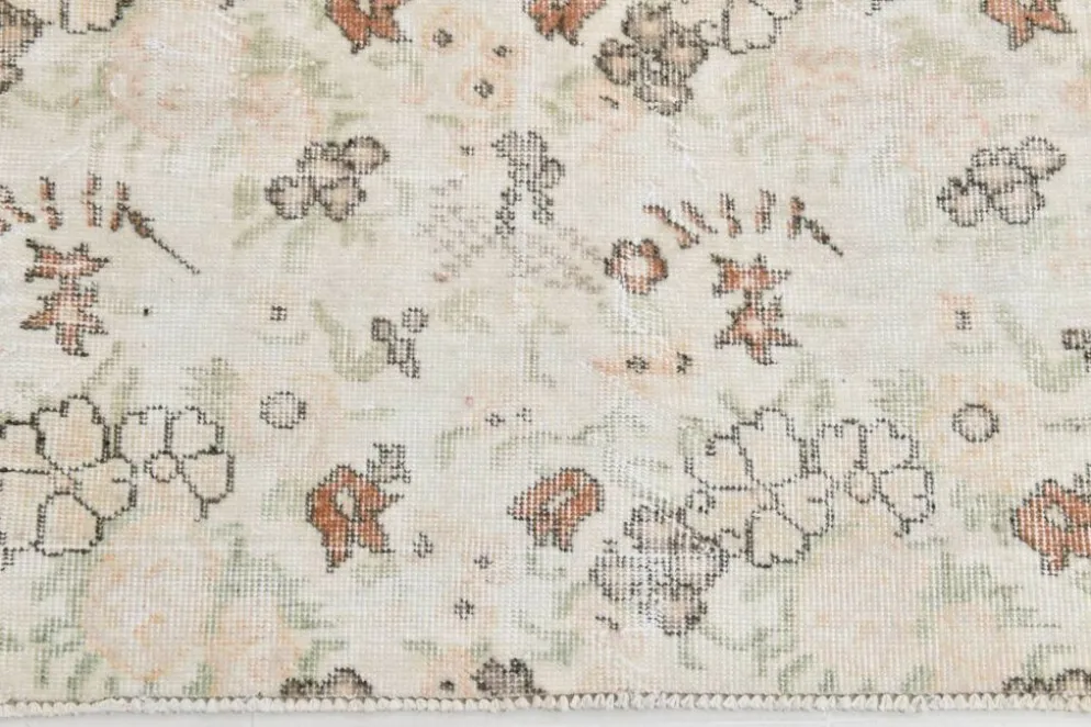 Tapis vintage en laine beige 286x186