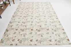 Tapis vintage en laine beige 286x186