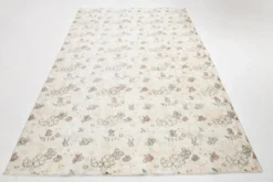 Tapis vintage en laine beige 286x186
