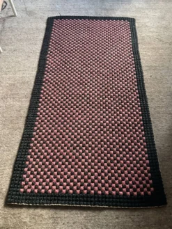 Tapis vintage en laine tissée