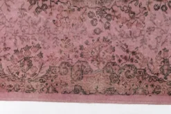 Tapis vintage Oushak rose de décoration intérieure sku 2530
