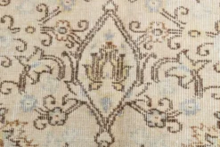 Tapis vintage turc beige doux de ferme 6x9, 170x275 cm