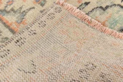 Tapis vintage turc tissé à la main en tons abricot pastel, 177x273 cm