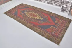 Tapis vintage turc unique en son genre, référence 2494