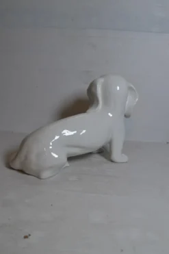 Teckel en céramique années 80s