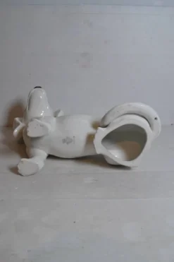 Teckel en céramique années 80s