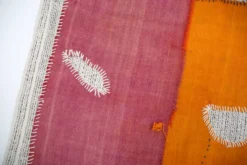 Tenture murale en textile tissé à la main, tapis mural vintage, 106x156 cm