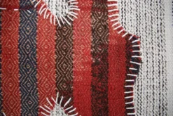 Tenture Murale Tissée Abstraite, Art Textile Fait Main, 105x112 Cm