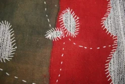Tenture Murale Verte, Tapisserie Textile, Décor Tissé Fait Main, 72x106 Cm