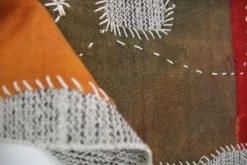 Tenture Murale Verte, Tapisserie Textile, Décor Tissé Fait Main, 72x106 Cm
