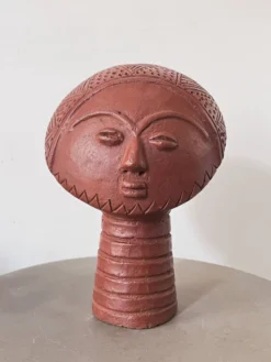 Tete en terre cuite Ashanti (Ghana)