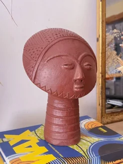 Tete en terre cuite Ashanti (Ghana)