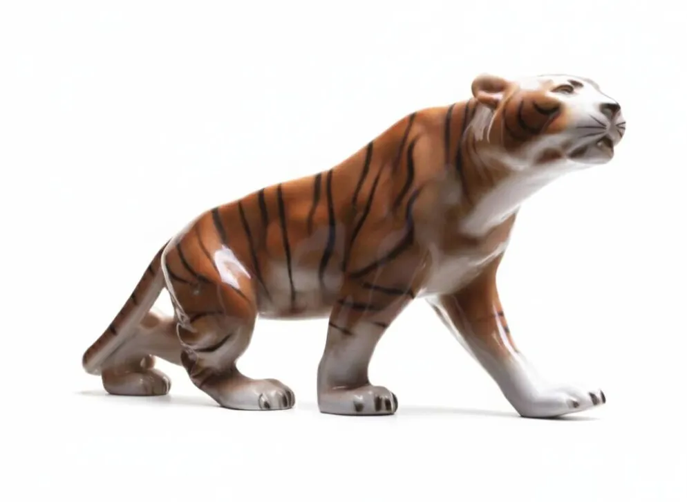 Tigre, Royal Dux, années 1960, Tchécoslovaquie